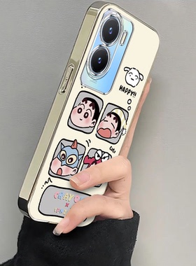 适用vivoy35手机壳y36新款Y375g四格小新y31s硅胶套y35m+全包y31s标准版防摔y33s软y32t男y30g外壳viv0Y3女生