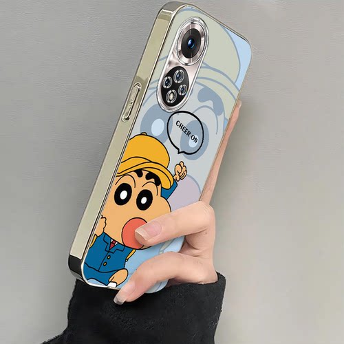 适用荣耀50手机壳Honor50SE的女新款华为50Pro全包防摔五十Por曲屏软外壳男生nth一an00五零ES硅胶校服小新