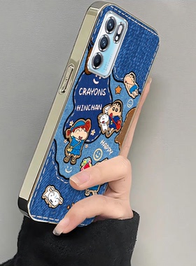 适用oppoReno6手机壳Reno6pro+新款opopreno65G全包防摔外壳reon十opp0pp0pporeno6软硅胶保护套5G牛仔小新