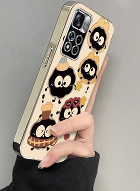 适用红米Note11Pro手机壳RedmiNote115G套114G小米Redmi外壳noto11E软nont硅胶4G带帽煤球5G防摔十TPor+男R女