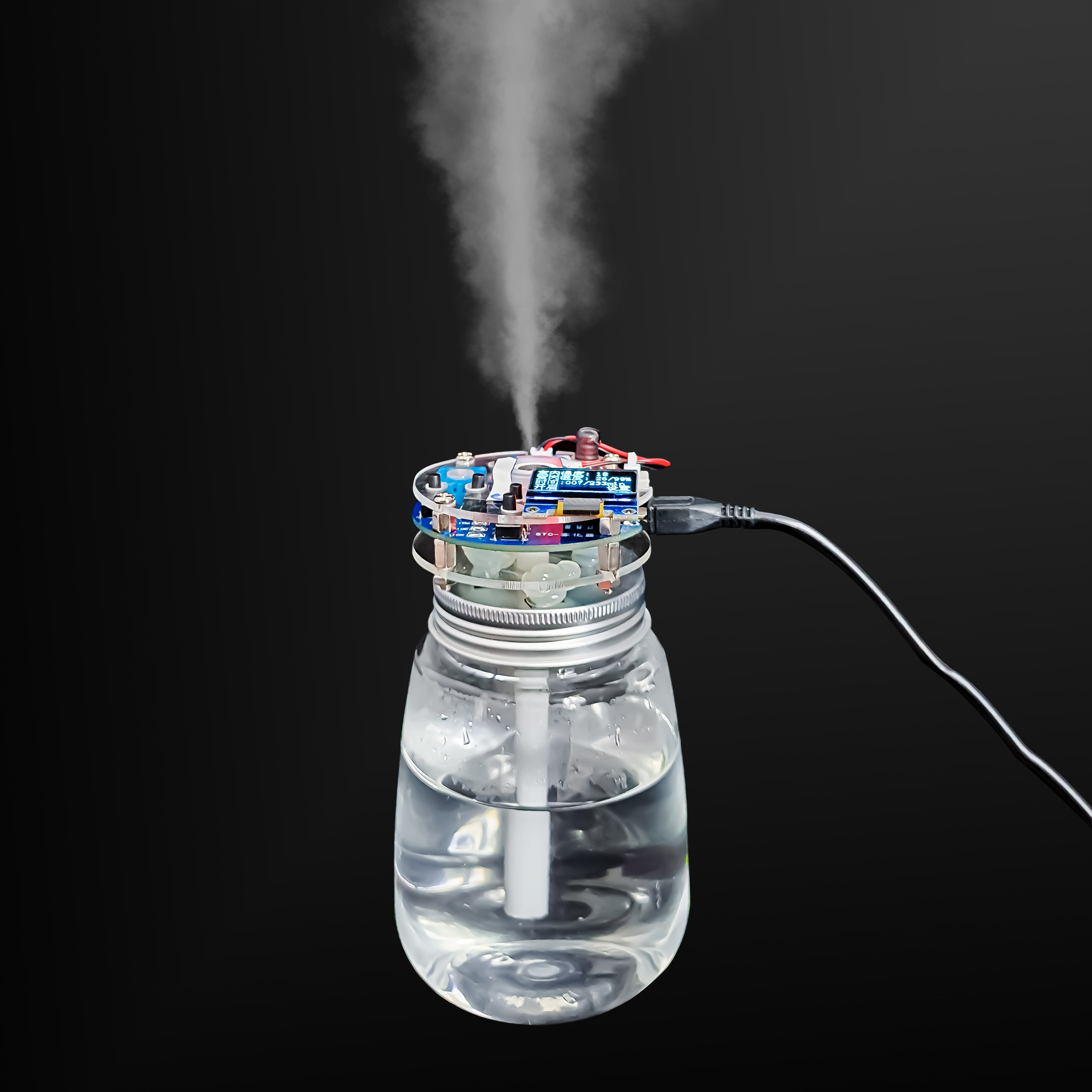 USB加湿器套件数字DIY焊接实践电路板雾化器控制湿度定时Tj-56-49,电子元器件市场,DIY套件/DIY材料/电子积木,淘宝优惠券,粉丝福利购,淘宝优惠卷