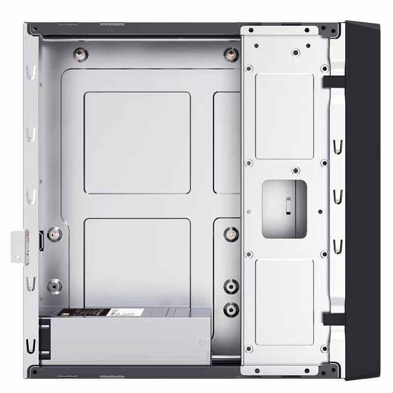 大水牛小强U1小机箱电源套装办公MATX台式商务工控1U电源小机箱图片