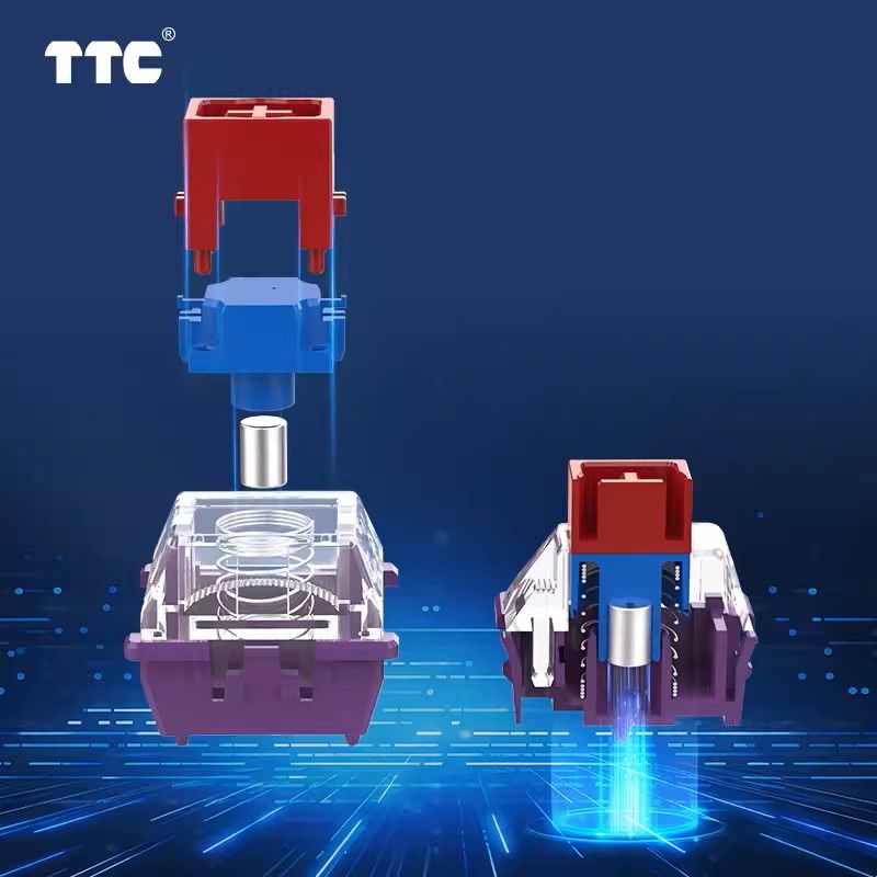 TTC万磁王轴 游戏用高稳定性磁轴 机械键盘适用长弹簧图片