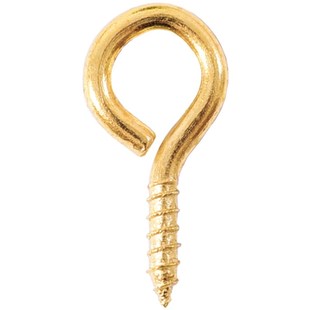 热销羊眼圈吊环螺丝钉装 裱字画卷轴配件书画裱画材料羊眼钉天杆丝