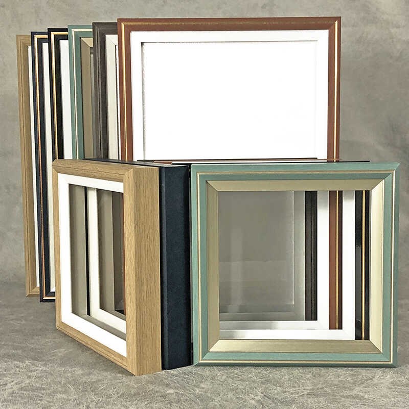 热销油画框外框石英砂丙烯肌理画戳戳绣画框简约数字油画布装裱框