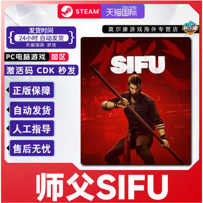 Steam 师父sifu 师傅PC中文游戏正版激活码国区CDKey 功夫 格斗