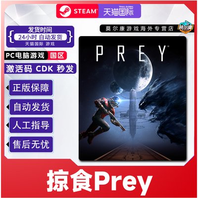 PC中文 Steam游戏 掠食 Prey 国区激活码CDKey激活码 动作 冒险