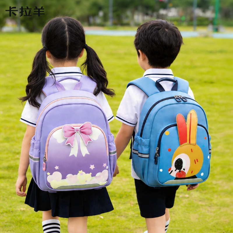 【童话】卡拉羊幼儿园书包可爱卡通动物大容量超轻儿童双肩背包官方旗