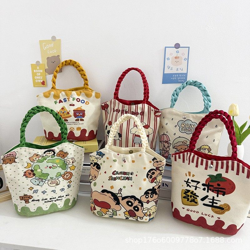 新款可爱卡通2025手提袋百搭手提