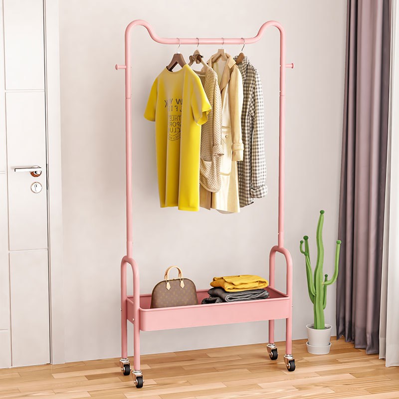 衣架落地卧室家用挂衣架简易小空间晾衣架房间收纳神器角落衣帽架