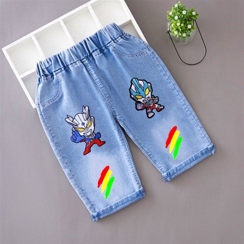 男童裤子夏季薄款童装2025新款儿童牛仔裤幼儿夏季服饰七分裤五分,童装/婴儿装/亲子装,裤子,淘宝优惠券,粉丝福利购,淘宝优惠卷