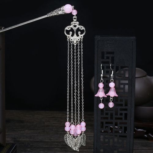 古风饰品古装头饰复古发簪古典宫廷步摇古代发簪子公主流苏长汉服