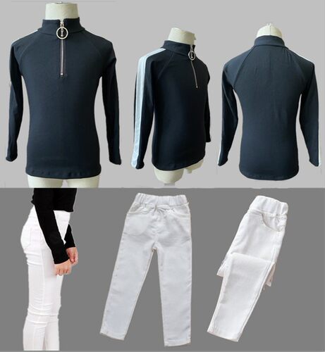 少儿儿童形体礼仪模特训练服装秋季童模练功服男女童t台走秀演出
