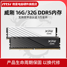 威刚XPG威龙D300 16G 32G DDR5 6000 6400 台式机电脑马甲内存条