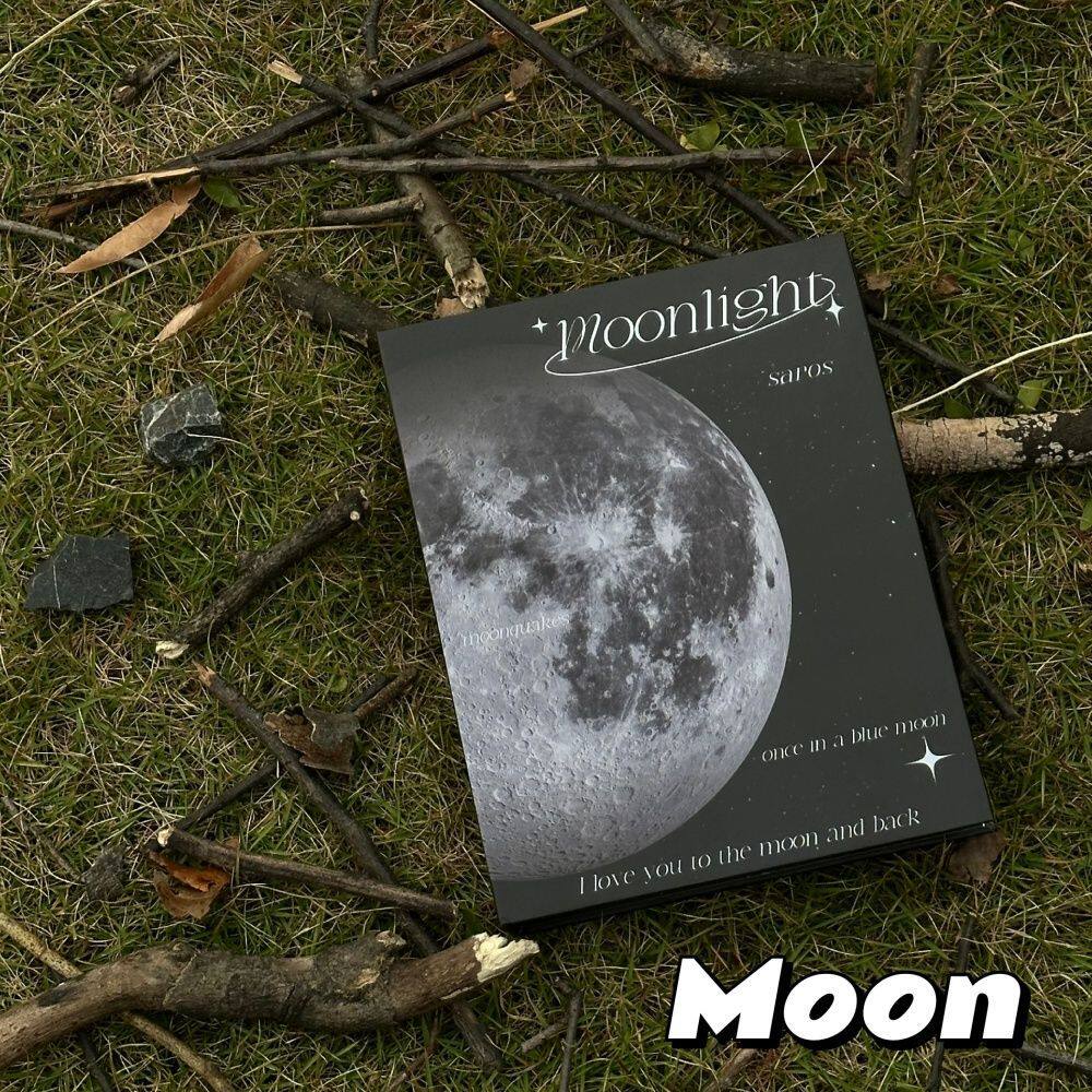 Moon卡册学生追星三寸小卡拍立得收纳册四宫格ins风相册卡套挂件