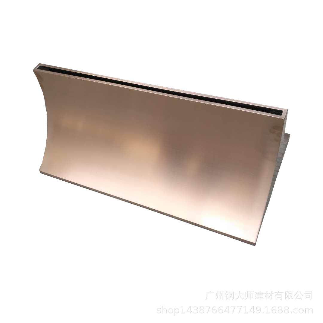 不锈广告牌底双座钢TFB面弧落地式展弧架广告宣传栏立牌形展架