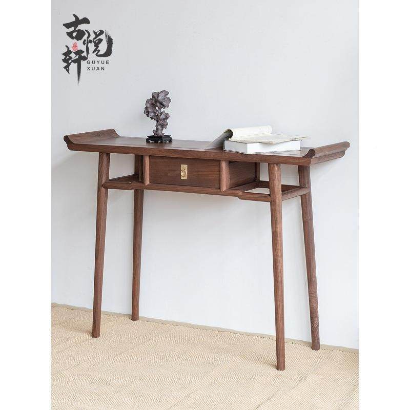 新中式关台胡桃木简约香装饰条案入户几案黑146台轻奢靠墙玄长条,农机/农具/农膜,其它农用工具,淘宝优惠券,粉丝福利购,淘宝优惠卷
