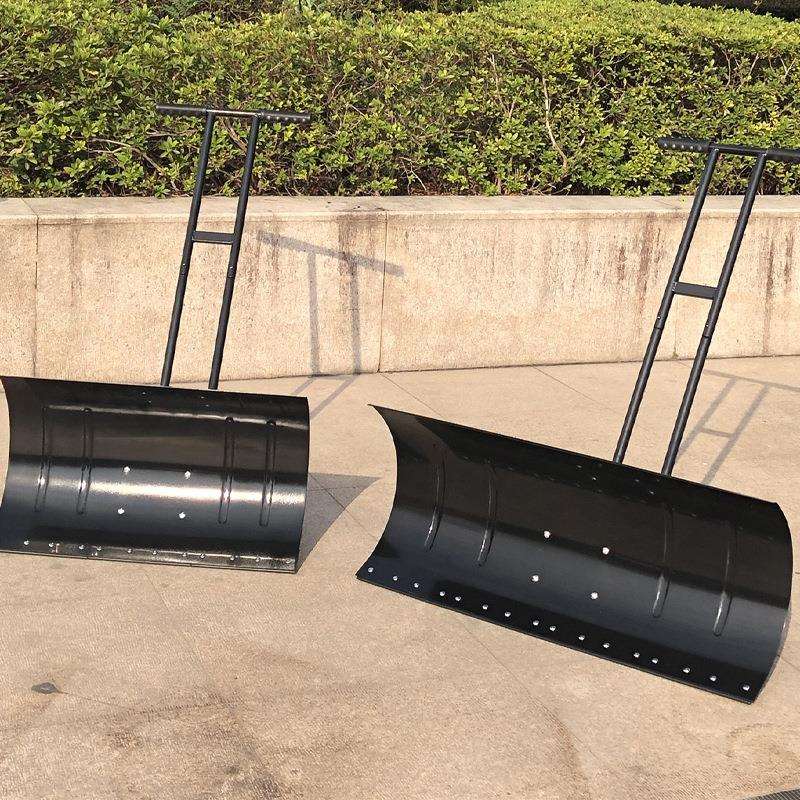 工铁厂现货推式不锈钢推雪铲双杆推单杆推雪雪手铲路道区口城落叶