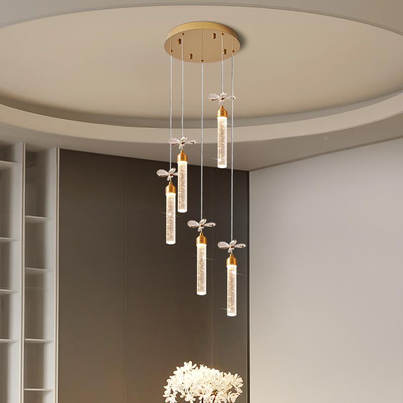 2025年款餐桌吊14灯气泡长吧台饭厅条轻新餐厅吊灯现代简约吊灯奢