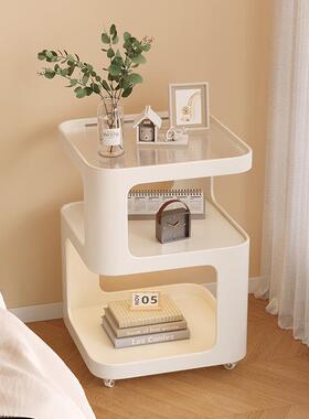 几动客厅沙发边柜创意轻奢小F98557MT边茶几移铁艺床边方几置物架