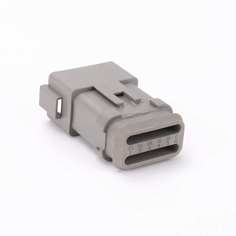 DT04-12P-E008德驰连接器汽车防水接插件德驰对接线束公母插头
