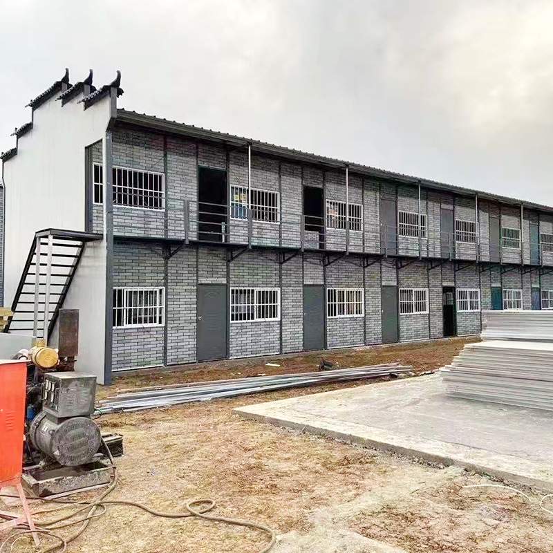 活动房K式简易房双坡组合房工地住人办公室活动房员工宿舍临建房