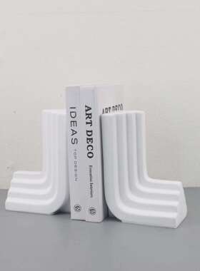 欧式创意建家筑书挡样书靠摆件客书厅办公室板041房房电视柜居工