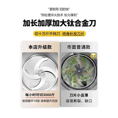 碎菜喂鸡家用多功能打菜机绞电ZMR动碎机小型鸡机鸭鹅菜机粉切菜
