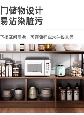 厨房收物架落置地多层橱柜功纳柜家用备餐专用桌子多能柜子储YCI