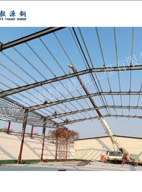 钢构厂房装设计安大跨度行物流仓NTM储车间在车线获取结报价圆柱