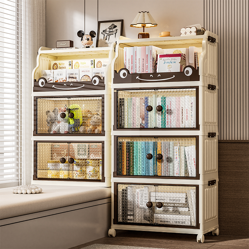 可移动书本收纳架学生分层书架桌面儿童绘本架床头柜飘窗置物架子