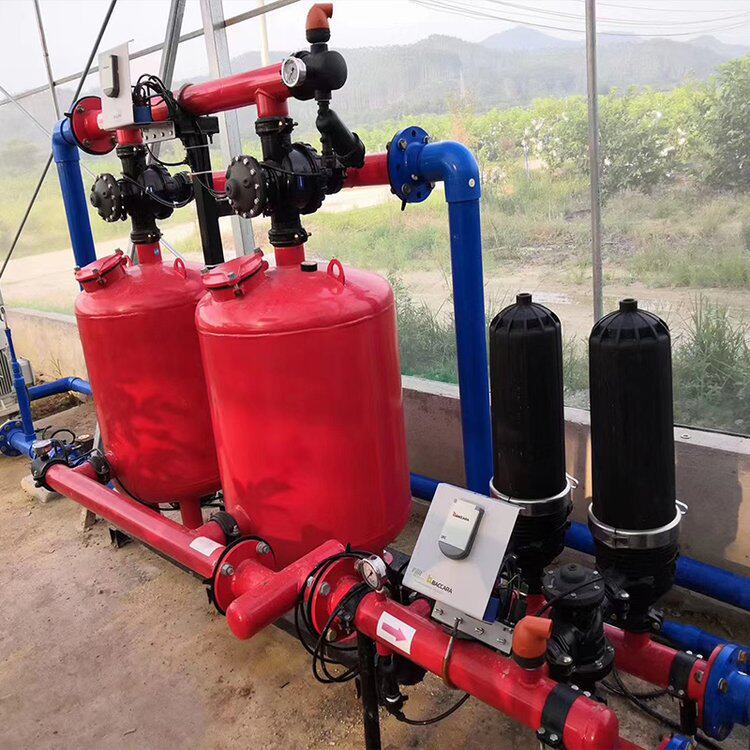 砂石和叠片组合式过滤器 农场现代高效节水农业 灌溉与排水工程