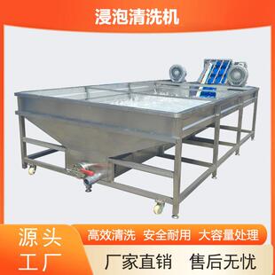商用浸泡清洗机加厚不锈钢食品厂清洗肉类生鲜果蔬中药材处理设备