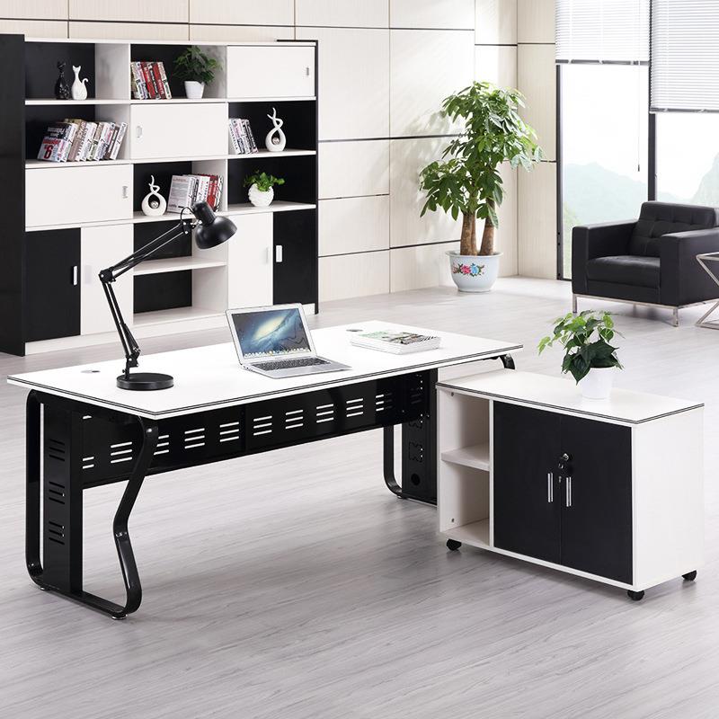 直销新款简约现代老板桌椅时尚经理桌子单人家用主管办公桌椅组合