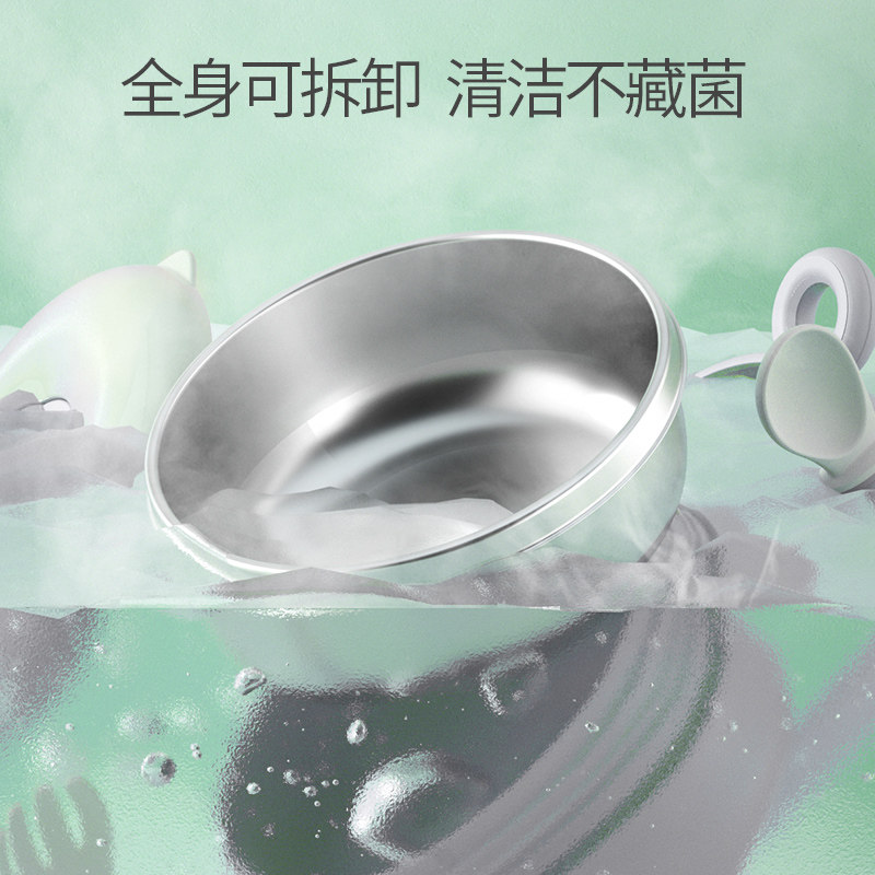 宝宝注水碗保温碗勺套装儿童辅食碗婴儿一套防摔防烫餐具吸盘碗