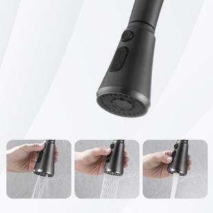 厨房水龙头冷热抽拉式 直销新款 万向伸缩防溅水槽家用花洒洗菜盆洗