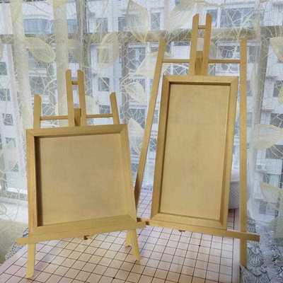 直销新款木质三角画架 松木画架儿童绘画画架美术作品展示三角架