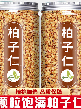 柏子仁中药材野生正品500g柏籽仁柏实柏泡茶泡水喝非粉炒柏子仁茶
