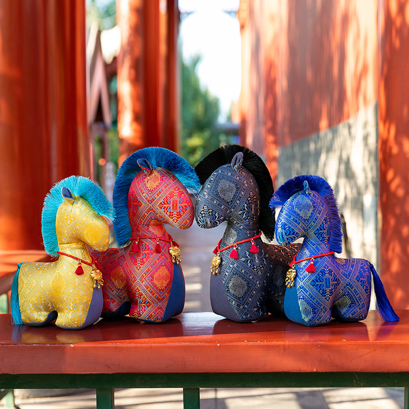 2026马年吉祥物公仔富贵布艺马毛绒玩具生肖马玩偶公司礼品定制LG