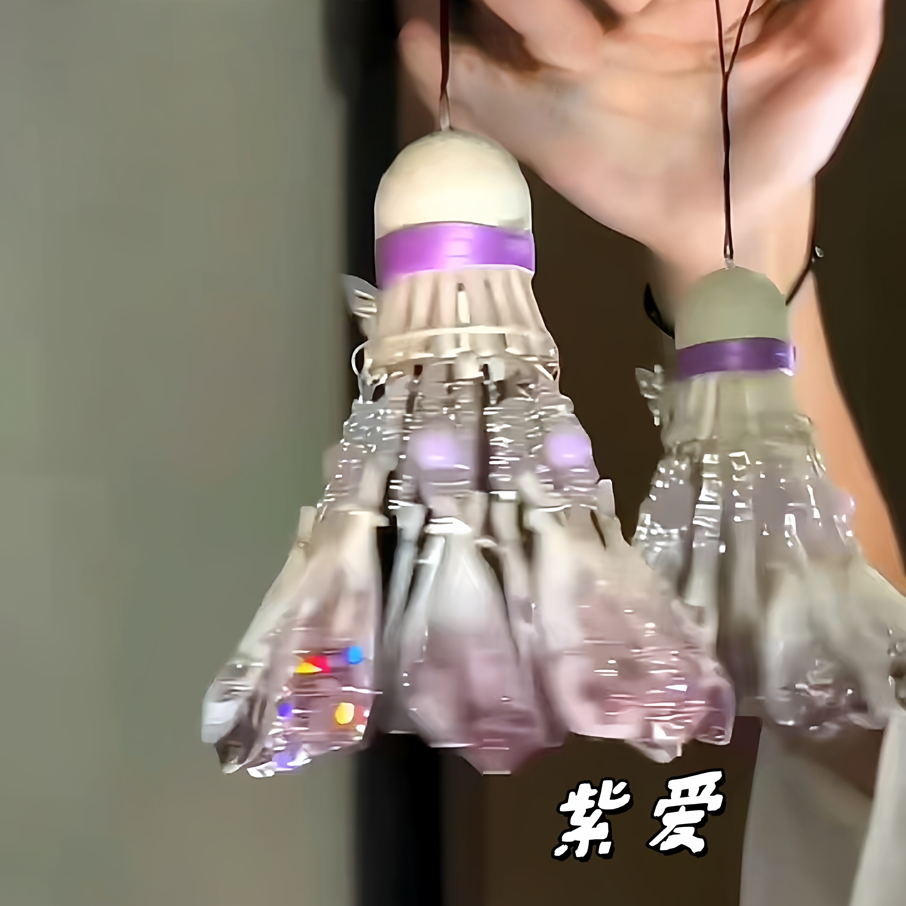 梦幻蝴蝶送闺蜜礼物羽毛球diy图片