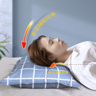 全荞麦枕头枕芯护颈枕助睡眠纯棉枕套可调节男女家用宿舍一对装