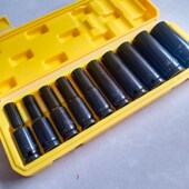 2黑加长套筒头六角套筒套装 24mm1 热销78长锂电扳手套筒套装