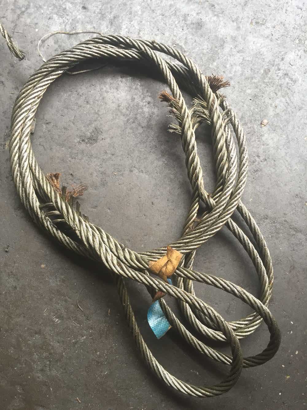 厂家直销插编压制钢丝绳吊具索具起重钢丝绳手工编插钢丝绳