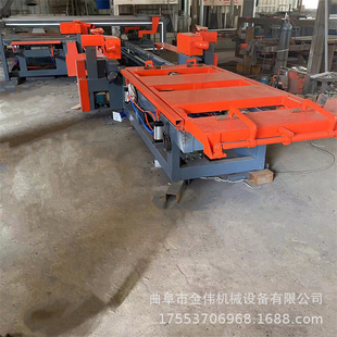 数控红外线四边切割锯 石膏板分切八片锯 玻镁集装箱地板锯边机