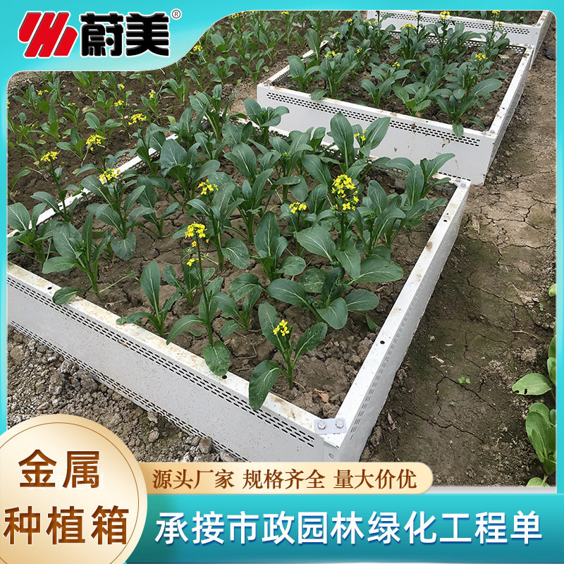 批发庭院种植框蔬菜花卉种植箱楼顶阳台种植盆移动花箱无底育苗盆