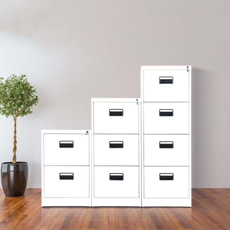 钢制三四斗卡箱资料文件挂劳夹A4/FC挂快捞柜卡片抽屉柜密码锁