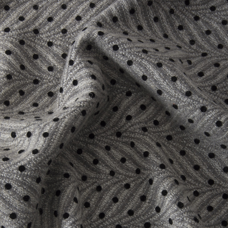 现代简约样板房波点搭毯家具展厅酒店民宿软装装饰样板间床尾搭巾