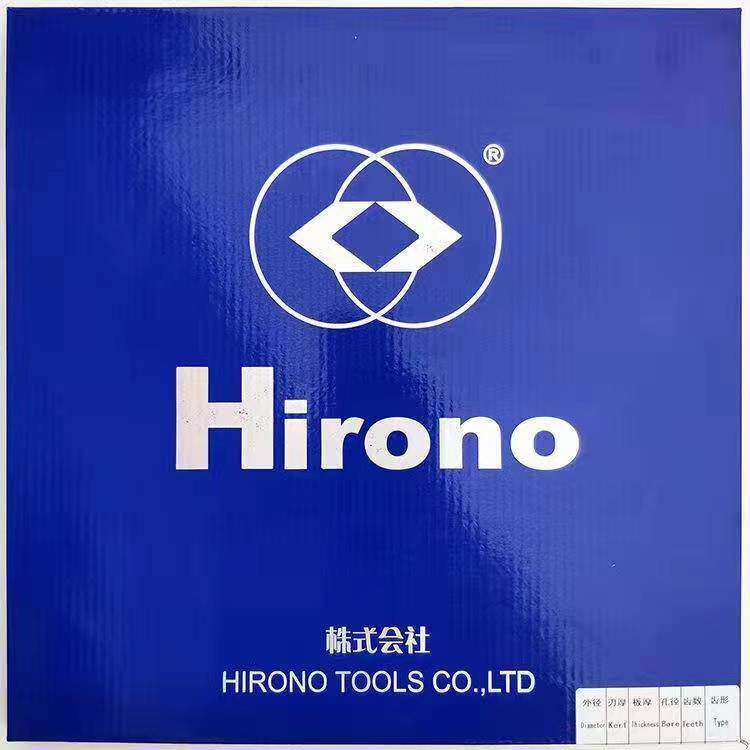 日本博野HIRONO冷锯锯锯片铁工飞锯锯片下料切工具钢陶瓷锯片