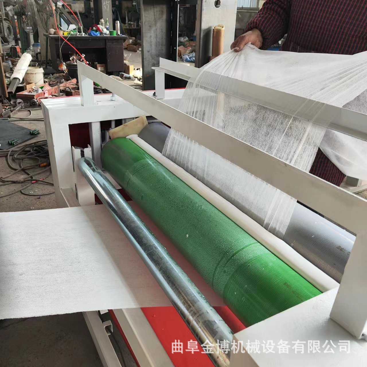 双面离型纸复合机压敏不干胶毛毡布料一道辊压合平贴机