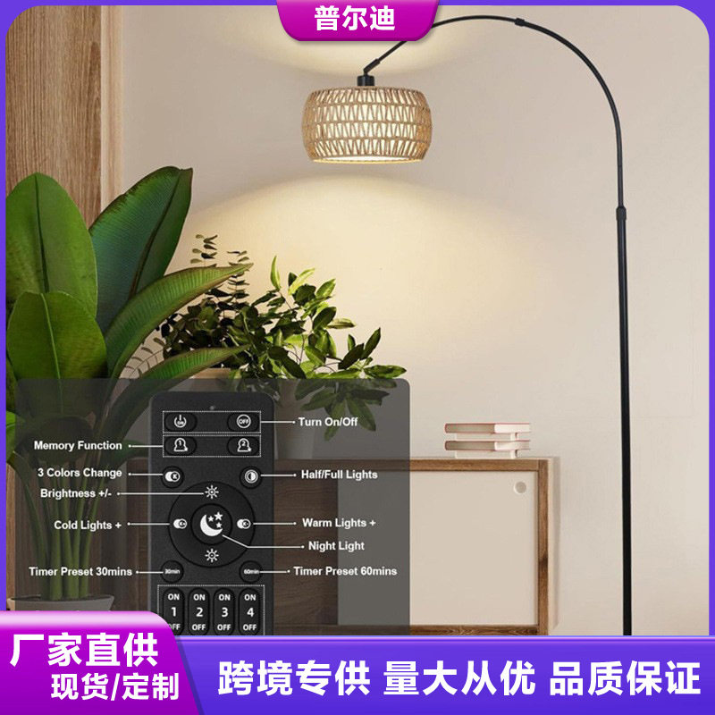 钓鱼灯落地灯现代简约客厅沙发旁北欧创意极简轻奢设计感立式台灯